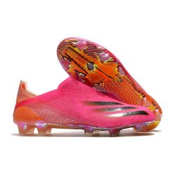 Adidas X Ghosted + FG Superspectral - Roze Zwart Oranje_1.jpg